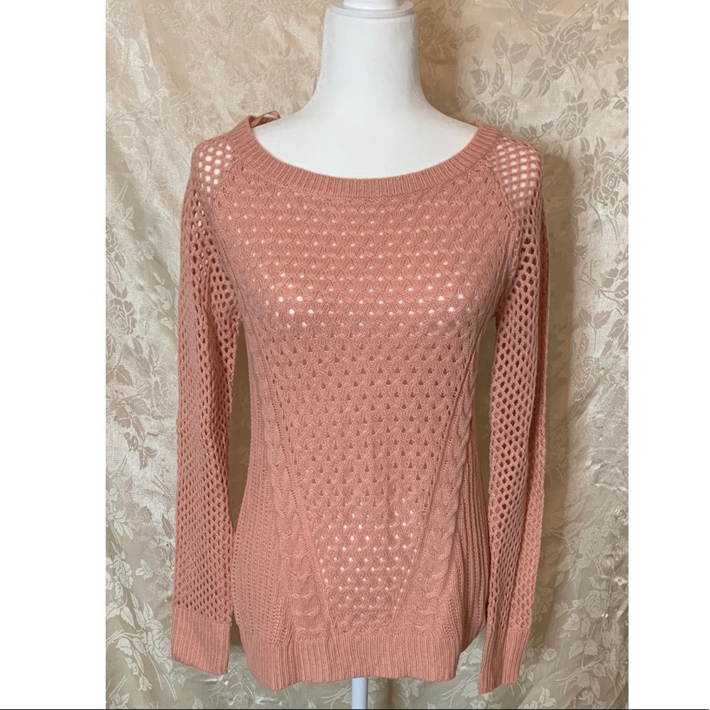 Pink rose sweater